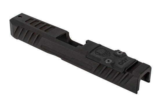 GGP Glock 19 Gen 3 V3 stripped slide has a dual optic cut, and lightening cuts.